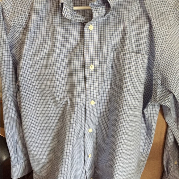 Lauren blue and white plaid shirt size 16. EUC - Picture 3 of 5